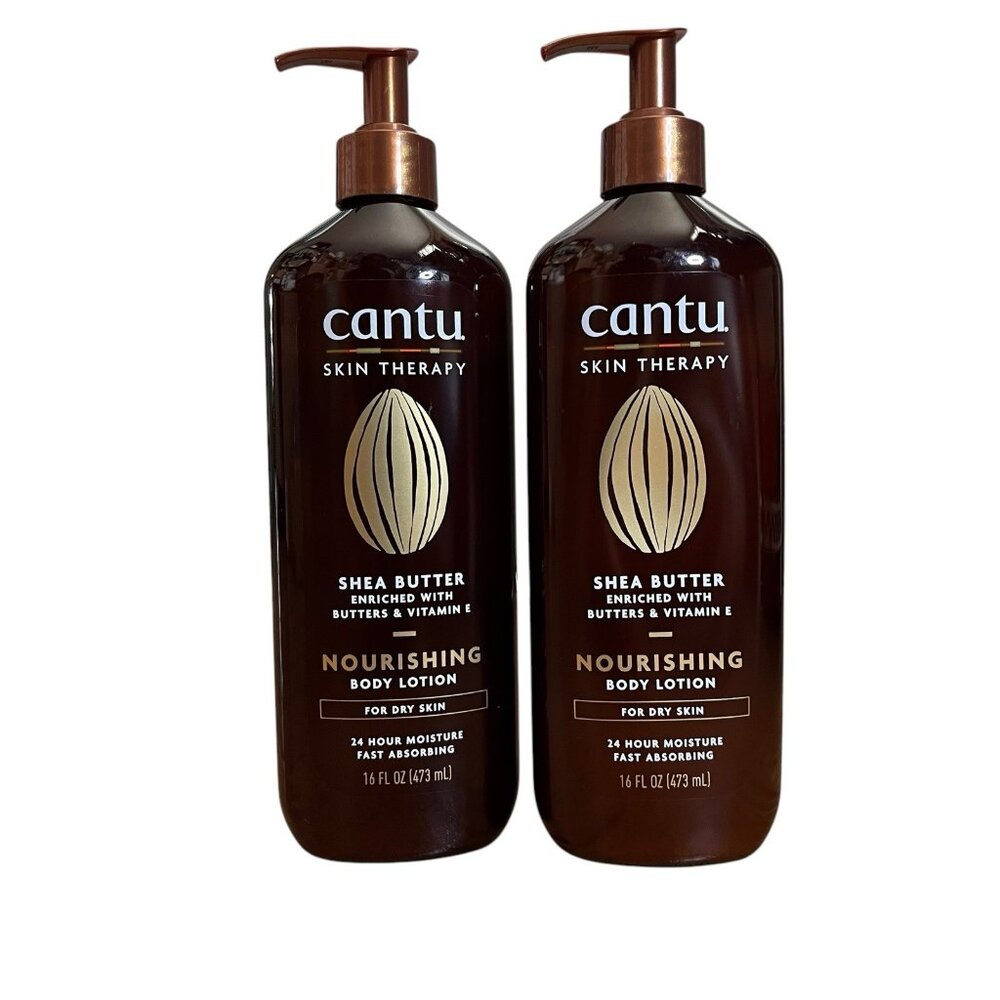 Lot Of 2 Cantu Skin Therapy Shea Butter Nourishing Body Lotion 473ml - New
